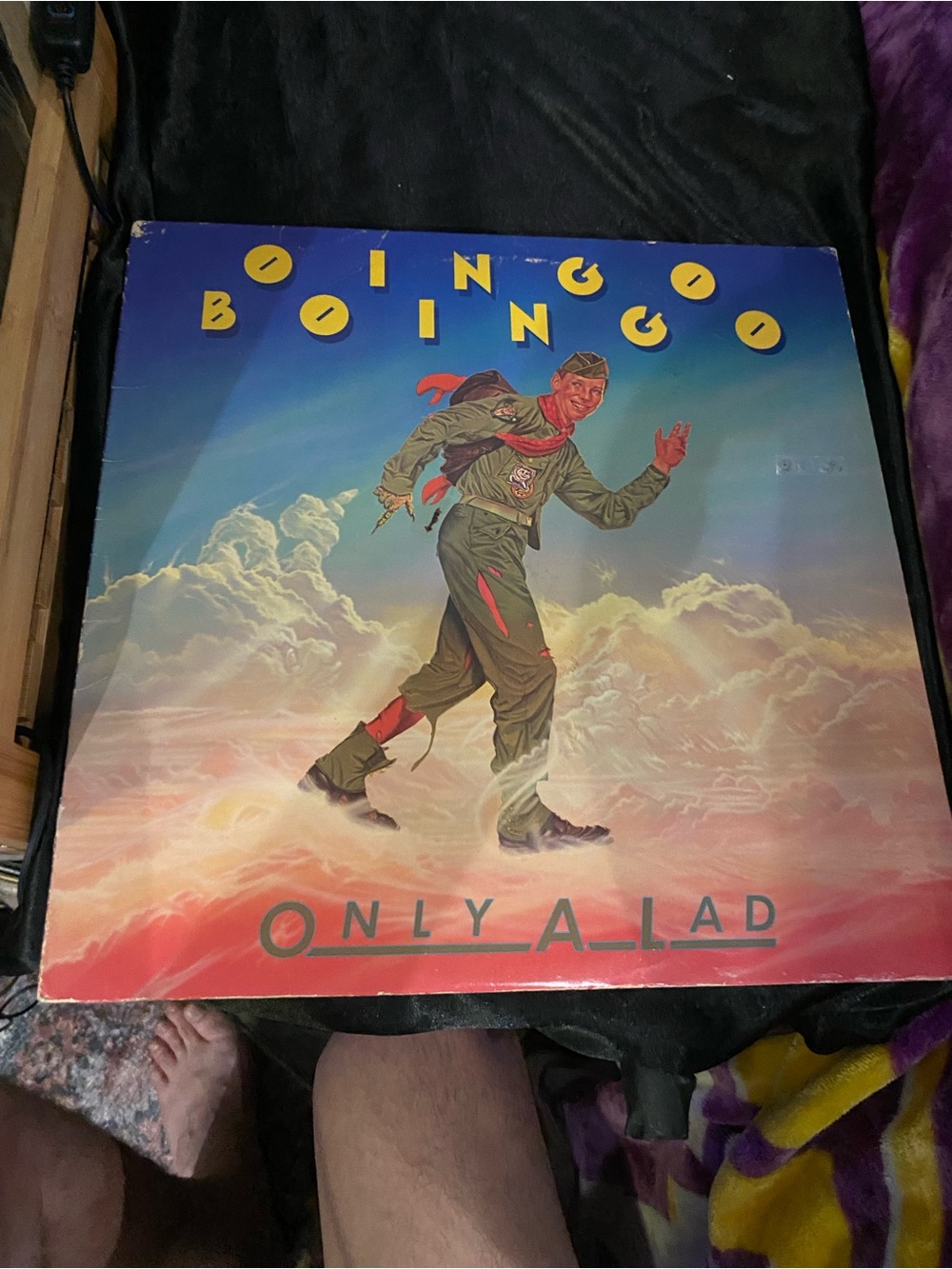 Boingo "Only a Lad" Vinyl Record - Colorful Sky Cover